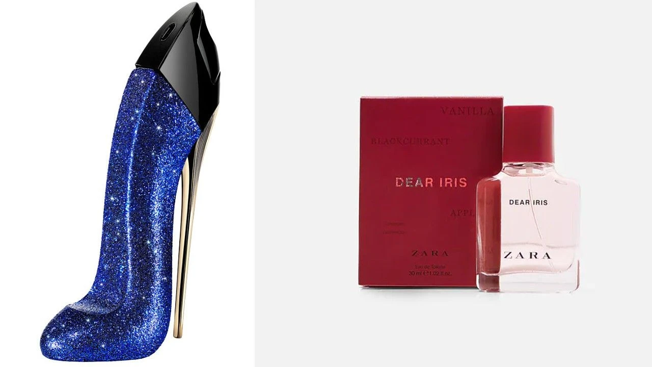 Zara Dear Iris muadili Carolina Herrera Good Girl Glutter Collection’dır.